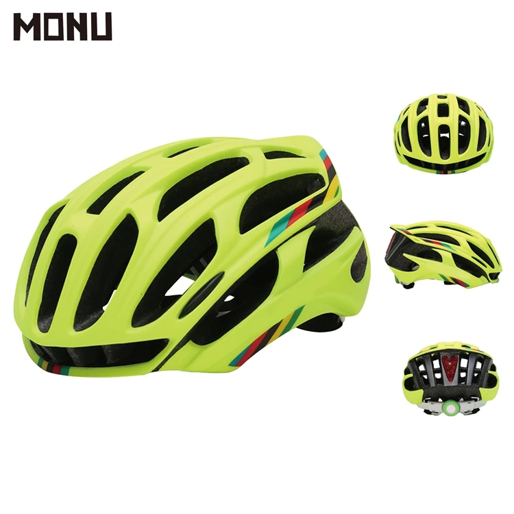 

MONU Bicycle Lightweight Cycling Helmet With LED Light for Men Women Commuters Road Cycling Helmet, 7 colors