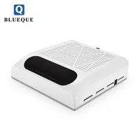 

BLUEQUE hot selling 80w nail dust collector for nail art with No-spilling filter