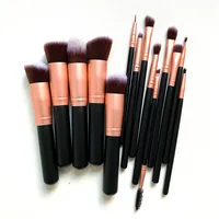 

2019 14pcs make-up brushes hot selling wholesale brush make set up China makeup brushes manufacturer