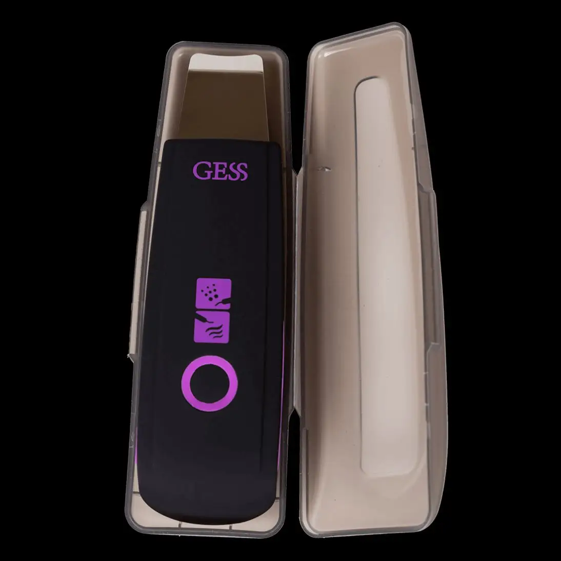 

Professional Double Head Prodessional Rainbow Skin Scrubber, Black