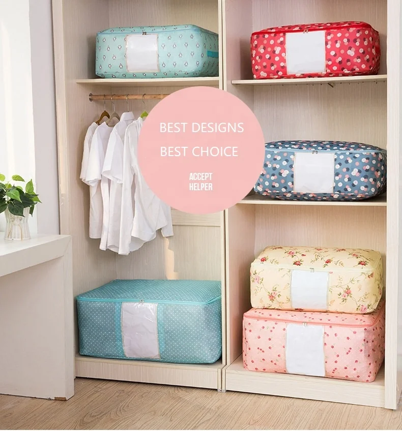 

Clothes Portable Transparent Storage Bag, Customized color