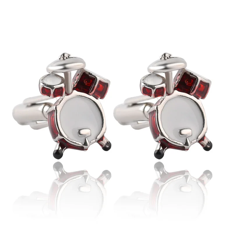 

wholesale cufflinks for men guitar Shelf drum Cuff links Music Lover gifts, Picture