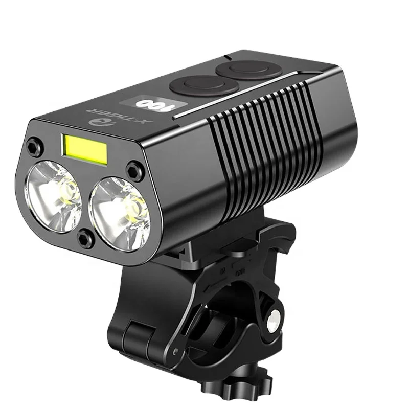

Bike Light Headlight Bicycle Lamp With Power Bank Rechargeable LED 5200mAh MTB Bicycle Light Flashlight Bike Accessories