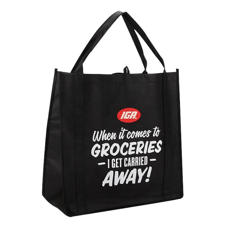 

Factory direct High quality Promotional custom shopping non woven bag with print logo, Customized