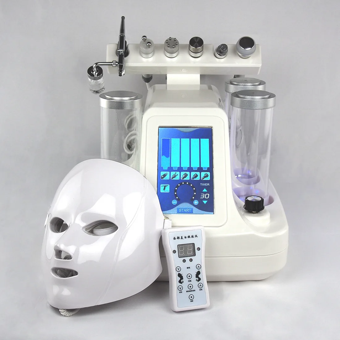

Small bubble photon skin rejuvenation device Seven in one color light face cover beauty instrument beauty products for women