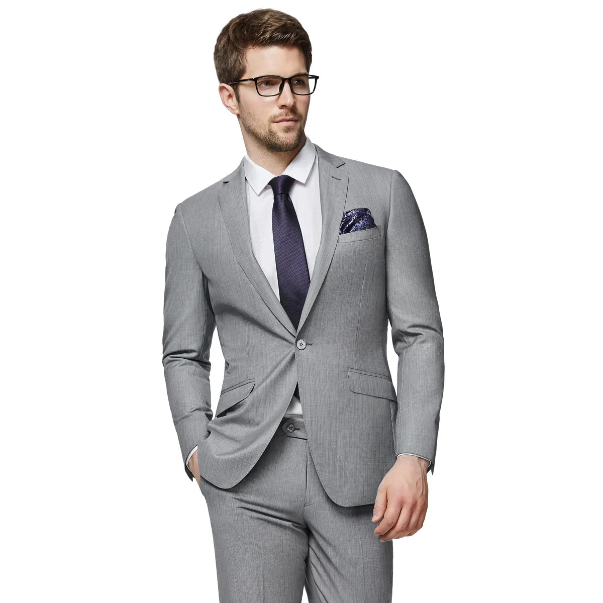 

2 pieces suit groom suit Hot Selling Fashion business suit men