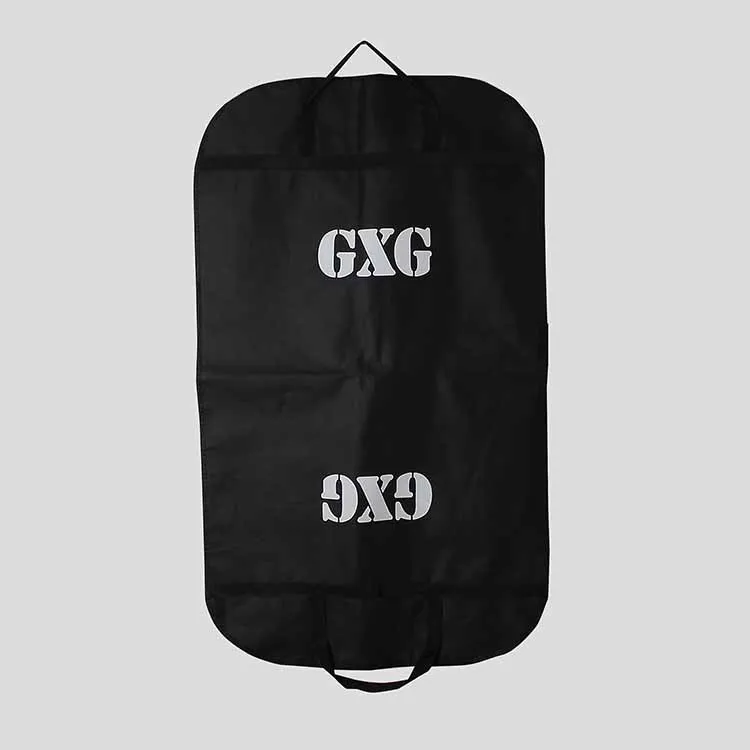 

Wholesale promotion custom printed logo non woven suit cover travel garment bag