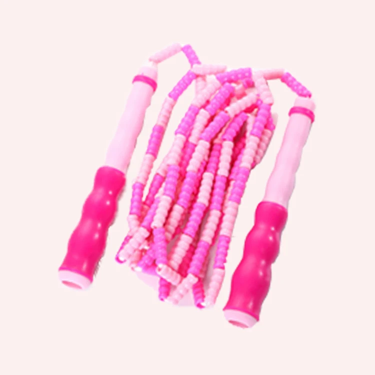 

High Quality Indoor PVC Material Turn Count Toy Handle Jumping Ropes, Blue, purple, green, pink