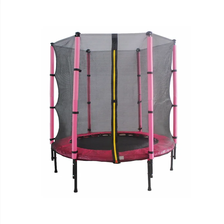 

Sundow 55Inch Outdoor Fitness Mini Trampolines Professional Indoor Trampoline With Safety Net For Kids, Customized color