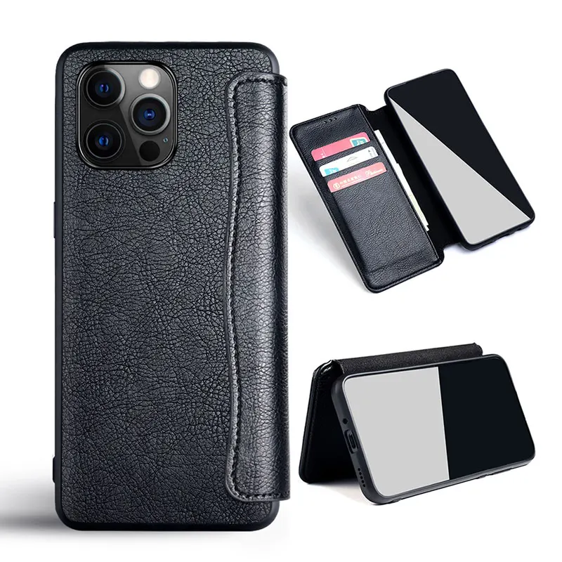

Luxury skin & Hard PC & Soft TPU Flip cover case for iPhone 12 Mini 11 Pro Max X XR XS SE 2020 6 6S Plus 7 8 Plus
