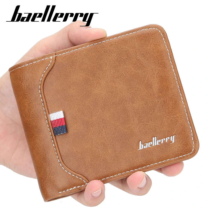

Baellerry short pu leather wallet for man baellerry dompet baellerry wallet