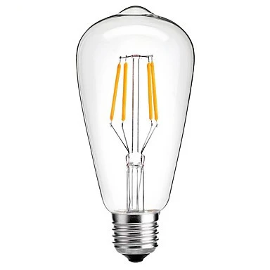 2020 New type warm white light Edison LED style ST64 G80 vintage filament bulb E27