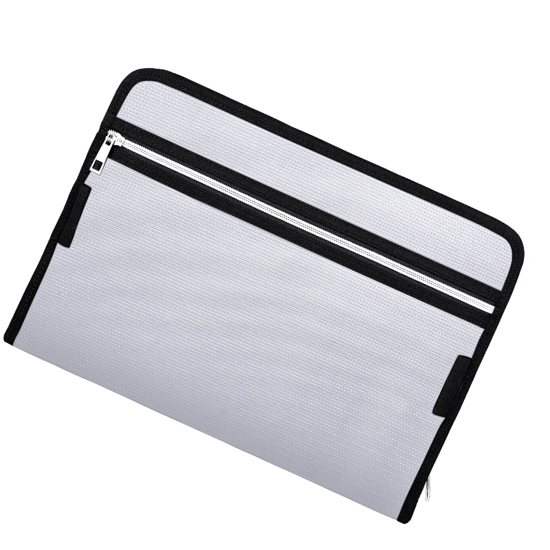 New fashion A4 Organ Folder With Pockets File Bag For Office Colorful PP Plastic Inner  Fireproof Fabric Shell