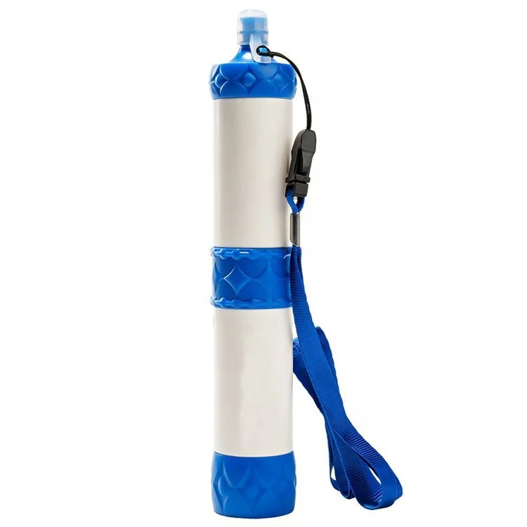 

Survivor Filter Personal Water Filter Straw - UF outdoor Water Purifier for Camping Gear, Survival Kit, Hiking, 1. dark blue + white 2. dark blue + light blue