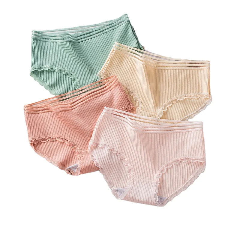 

cotton Briefs Skin-friendly Underwear sexy panties for women slim panties women thongs