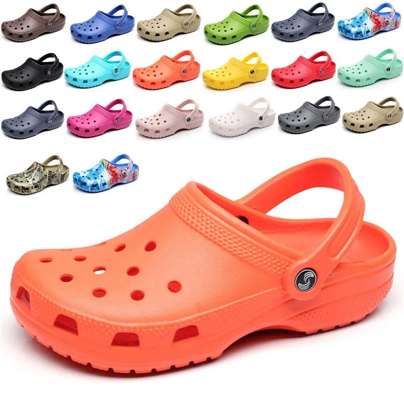 

Dropshipping Garden Clog Eva Flat Pvc Croc Men'S And Women'S Slip Clogs Womans Clogs Shoes Croc Classic
