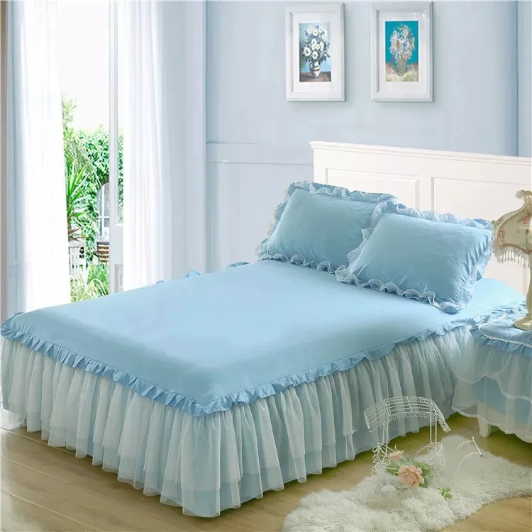 Fashionable High Quality Lace Bed Skirts Buy Bed Skirt Bed Skirts Cotton Bed Skirting Product On Alibaba Com