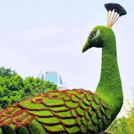 

Outdoor living plant topiaries grass plant sculpture green sculpture animal shaped plants, Black