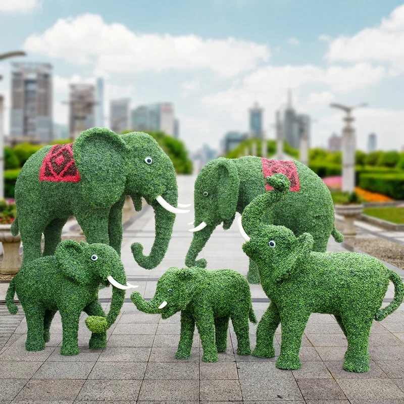Artificial Green Grass Elephants Topiary Animal Sculpture Shape Statue Life  Size Outdoor For Outdoor Decoration Plastic Everyday - Buy Indoor Statues  And Sculptures Plastic Plant Artificial Grass Statue,Large Artificial  Plastic Animal Statues