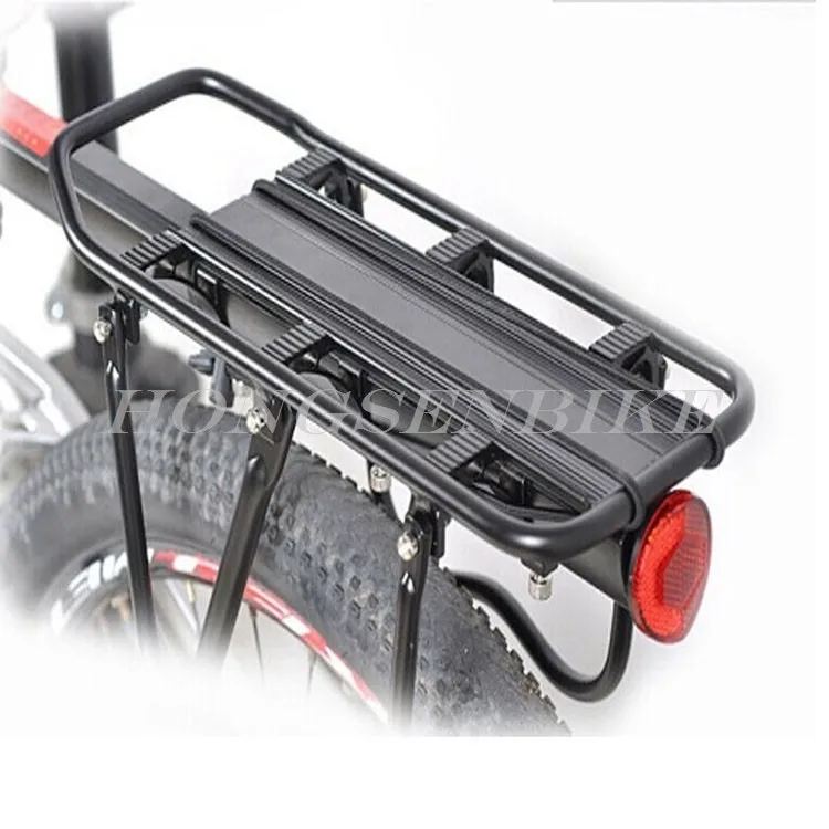 

Adjustable Bicycle Carrier Rack Quick Release Bike Pannier Racks Bicycle Luggage Carrier, Black