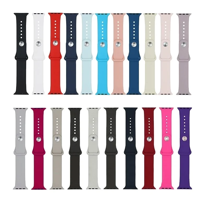 

Climber Trendybay Sport Replacement Watchband Silicone Watch Bands For Apple Watch Series 7 6 5 4 Strap