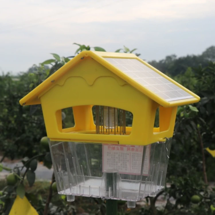 

Electric Solar Pest Killer Lamp of Insect Trap Catcher in Horticulture like Citrus Orchard Fruit Fly