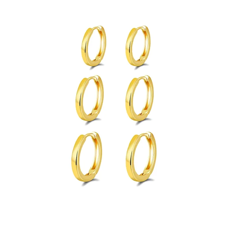 

E000In Stock Gold Plated Color Geometric Twisted Round Brass Drop Earring