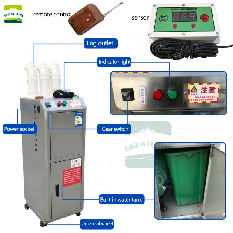 Personnel disinfection channel Manual atomization disinfection instrument Livestock spray disinfection machine