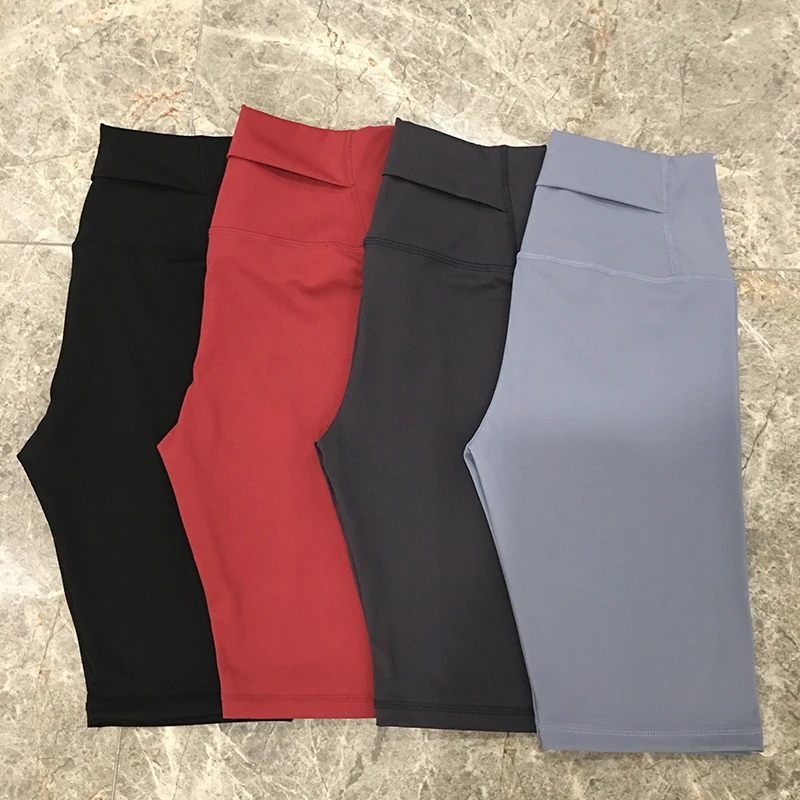 

High Waist Gym Compression Sports Shorts Yoga Clothing Running Shorts