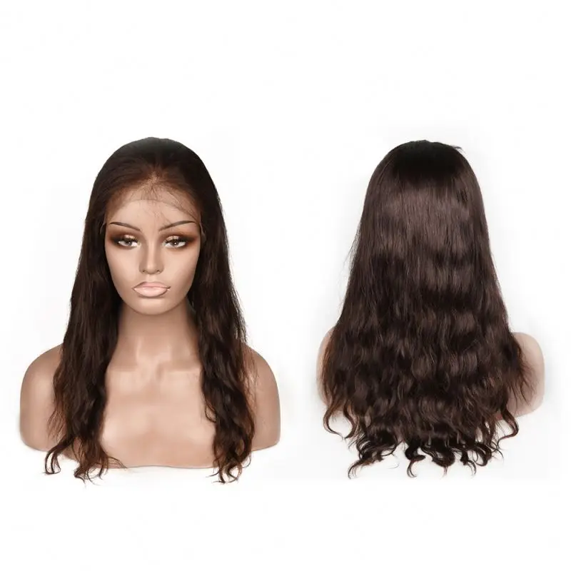 

Wholesale China Cheap Price Top Human Lace 2# Straight Wig Human Water Wave Hair For Sale