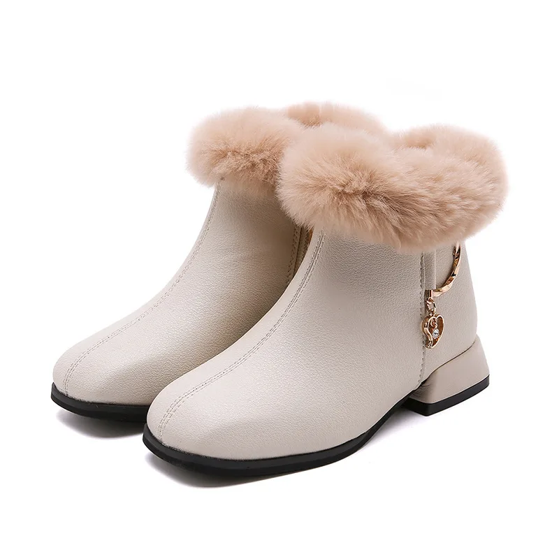 

Children Chelsea Boots Kids Girls Martin Boots Casual Autumn Winter PU Leather School Boy Shoes Fashion In Snow Boots