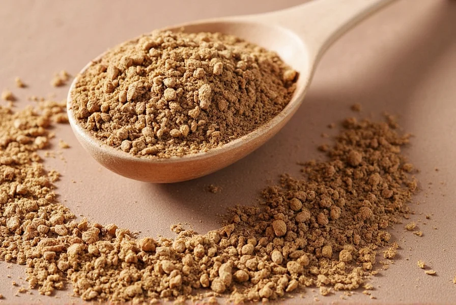 Spices being bloomed in a pan