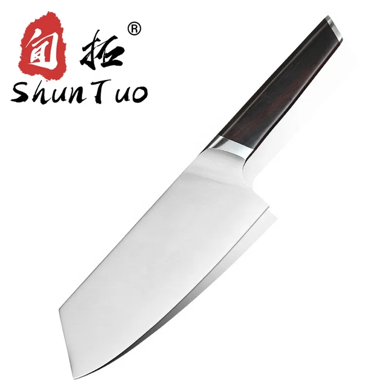 

SHUNTUO 7.8 inch German stainless steel kitchen nakiri chopping knife