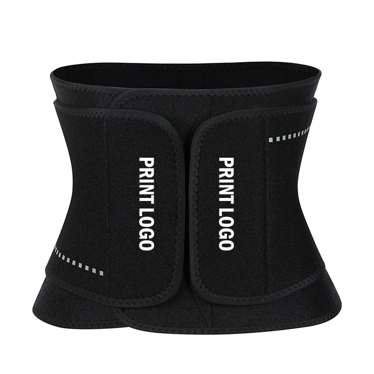 

New Design Custom Logo Women Gym Back Support Belt Neoprene Sauna Sweat Hot Lose Fat Tummy Control Waist Trimmer Slimming Belt