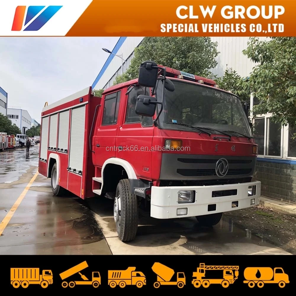 new 5tons roller shutter fire fighting truck 6 wheels double row