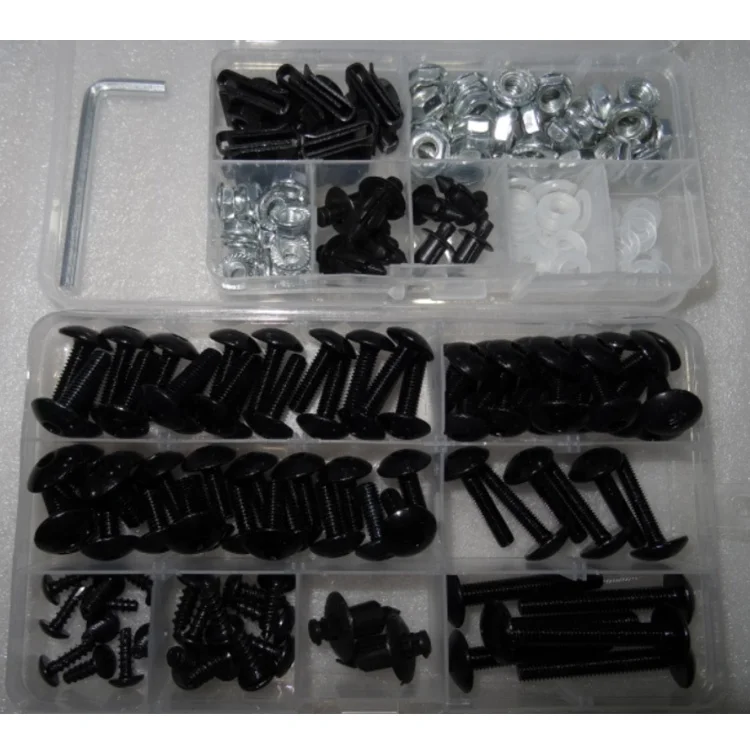 

Universal Fairing Bolts Kit Motorbike Modified Screw Body Fastener Clips Screws Windshield Bolts Screws Aluminum
