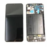 

For samsung lcd service pack A50 2019 A505 lcd display with frame LCD touch screen