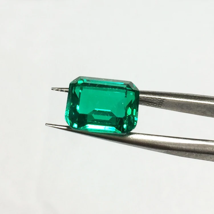 

precious 6x8mm simulate Colombian Emerald gemstone wholesale price, Lasting long