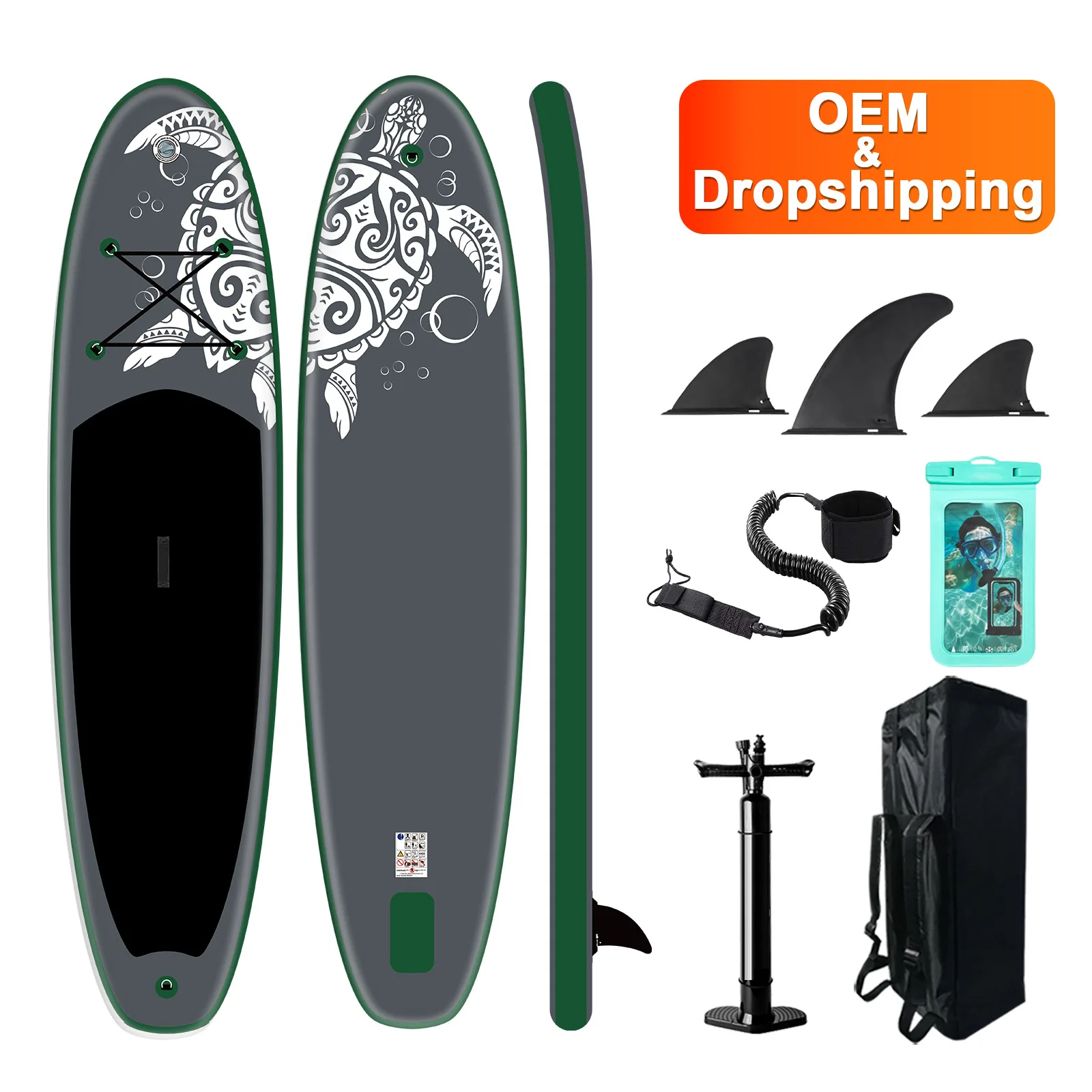 

FUNWATER Dropshipping OEM Factory sup paddle board cheap custom drop ship padel isup board supboard moe grip inflatable board