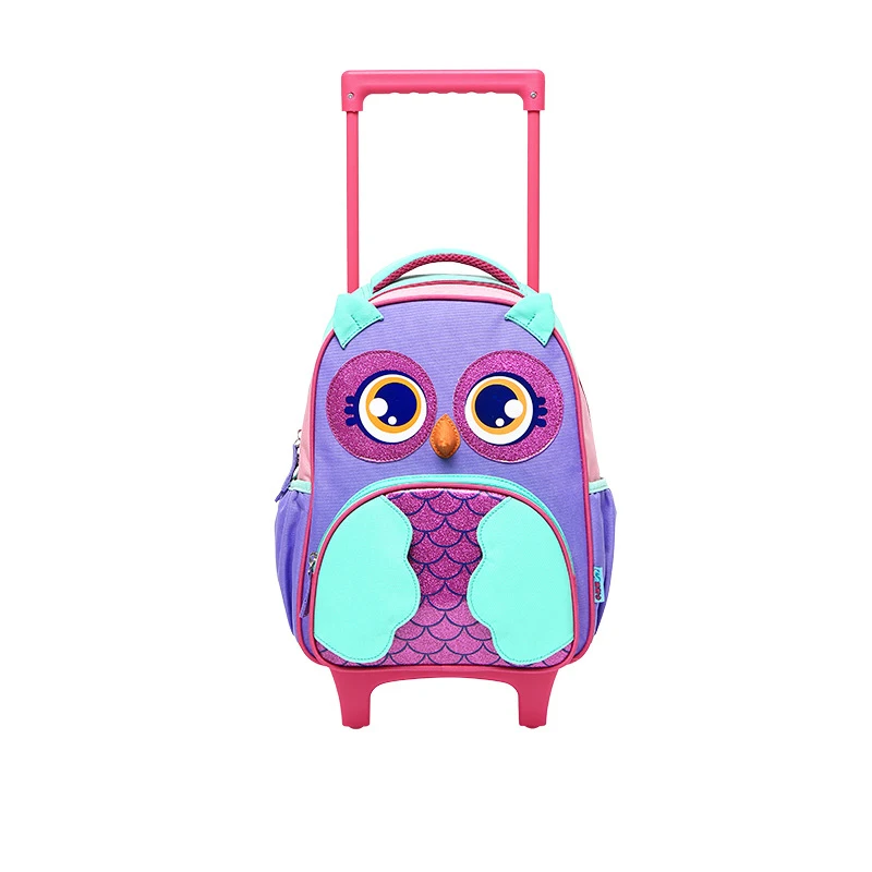 

Hot Selling Kids Stationery School Supplies Backpacks for Boys Girls Middle High School trolley wheel Bag, Customized color