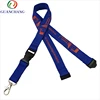 Factory custom screen printing logo polyester lanyard with metal hook small quantity