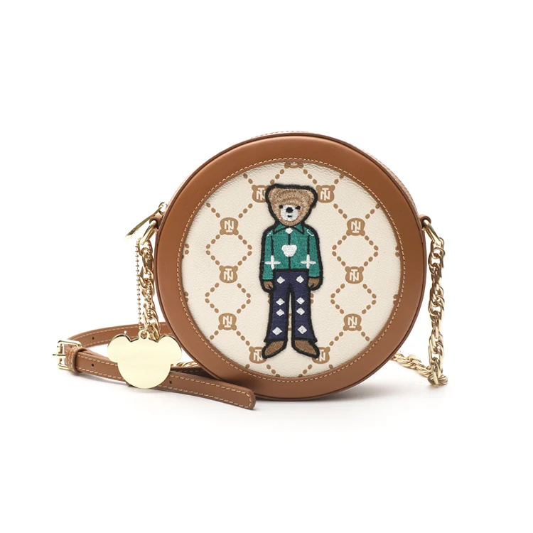 

TTWNBEAR summer new brown shoulder bag simple casual lady messenger crossbody bags