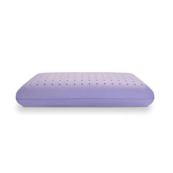 Ventilated Cooling Lavender Infused Memory foam pillow - Lavender Essential Oil Scent for Relaxation