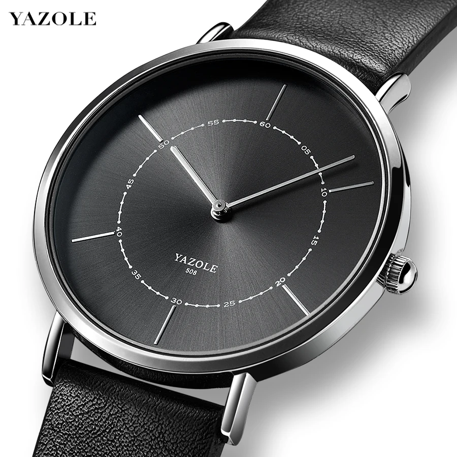 

YAZOLE D 508 Latest relogio men minimalist watch custom logo 2020 hot sale classic quartz unisex wristwatch China manufacturer