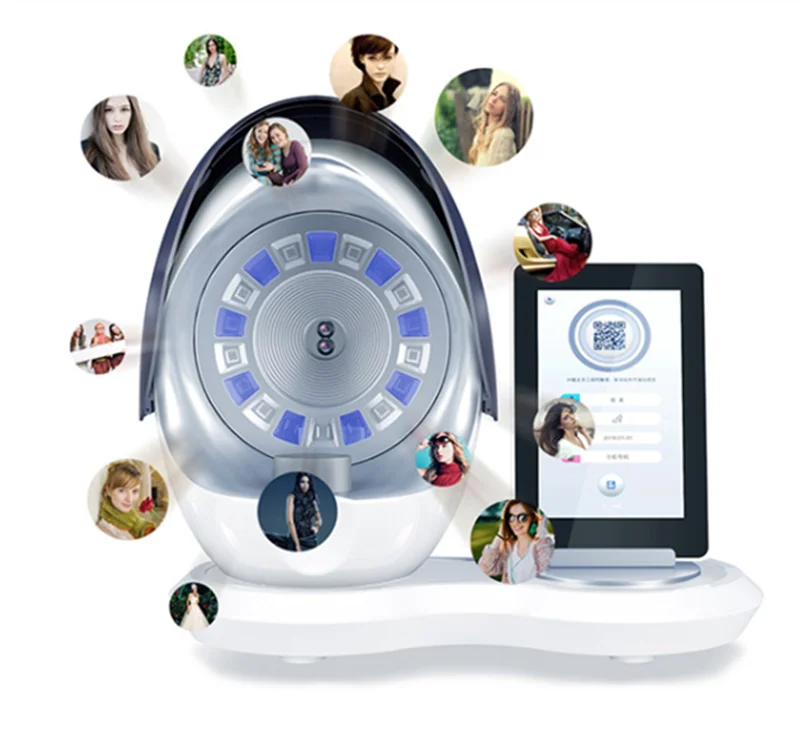 

CASMB Skin Analyzer New Arrival 2021 Portable Skin Facial Hair 3d Face Scanner For Hot Sale, Black