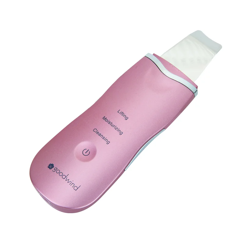 

Latest Personal Beauty Care Peel Machine Pore Acne Blackhead Face Spatula Scraper Ultrasonic Skin Scrubber USB, Rose pink