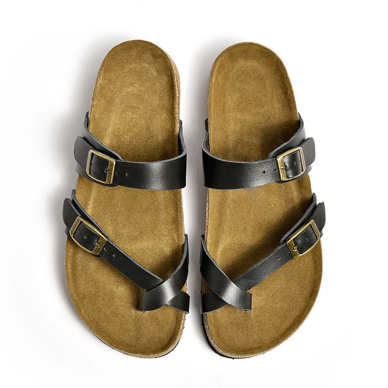 

2021 High Quality New Fashion Adult Indoor Summer Beach Plain Slide Outdoor Men's Pu Sandals, Picture