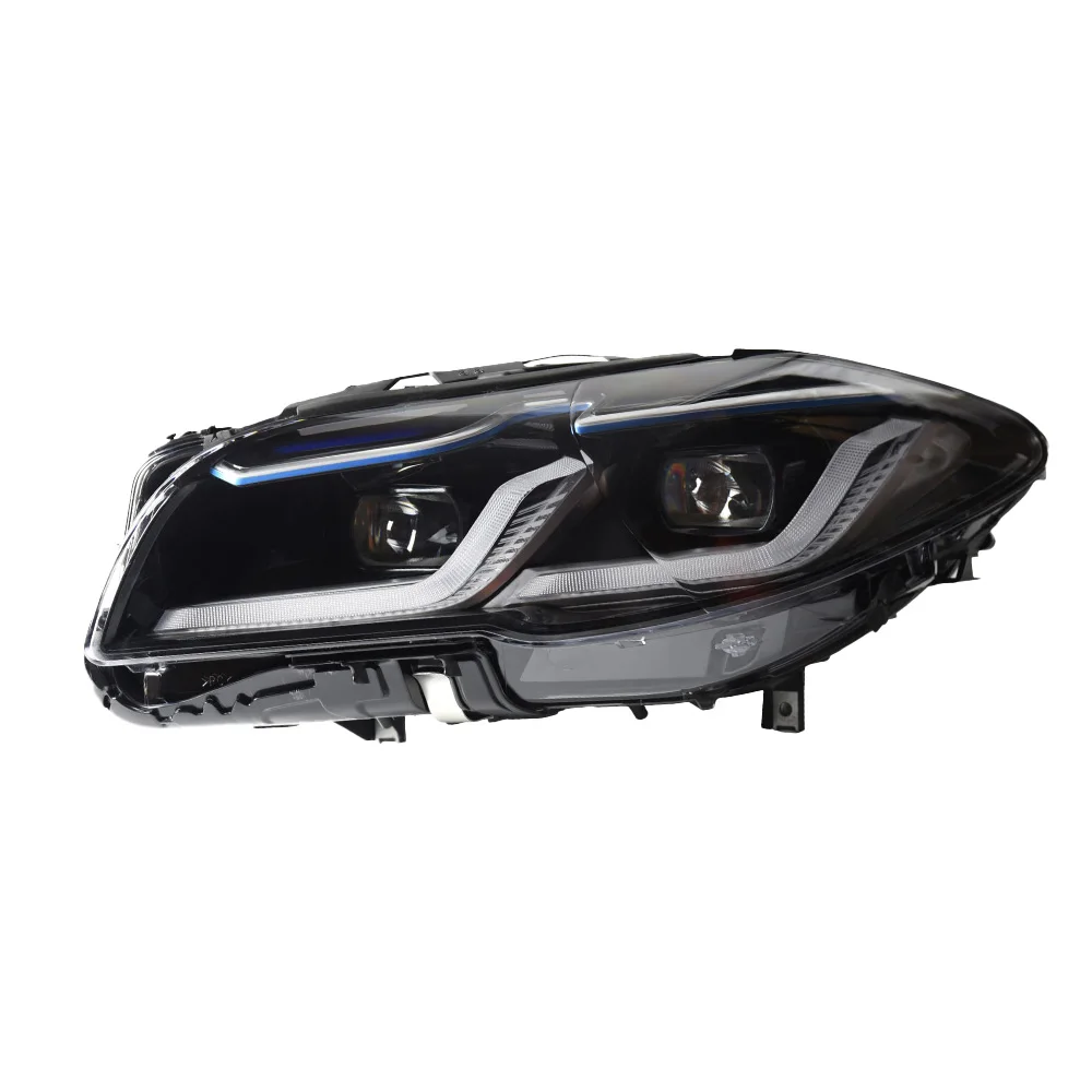 

2 PCS Car Lights Parts For F10 F18 2011-2017 528i 530i 535i M5 DTM Head lamps LED or Xenon Headlight LED Dual Projector FACELIFT