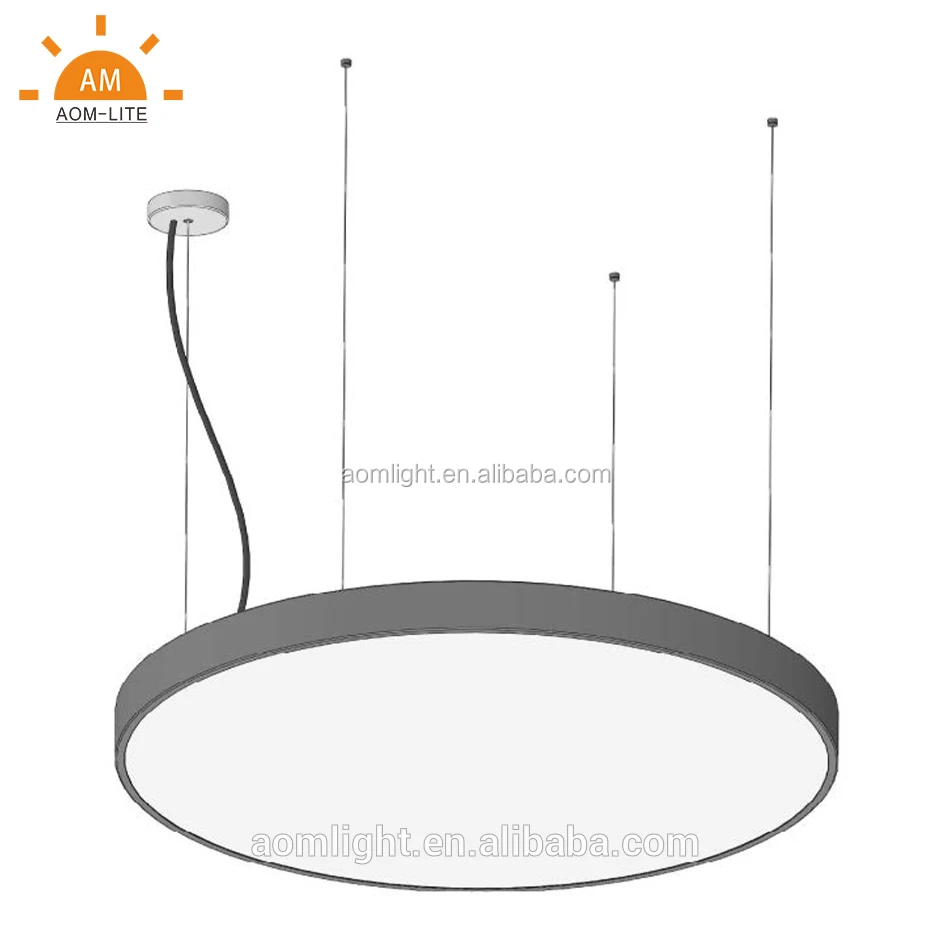 Popular LED Pendant Downlight in Round Shape Dia.3.6'LED Linear Suspension Light Led Hanging Direct Down Light for Home Offcie