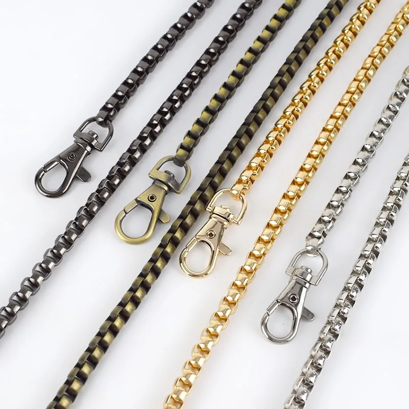 

F7-32  Meetee High-grade Fashion DIY Bag Accessories Alloy Handbag Chain, Light gold,bronze,silver,gun metal black